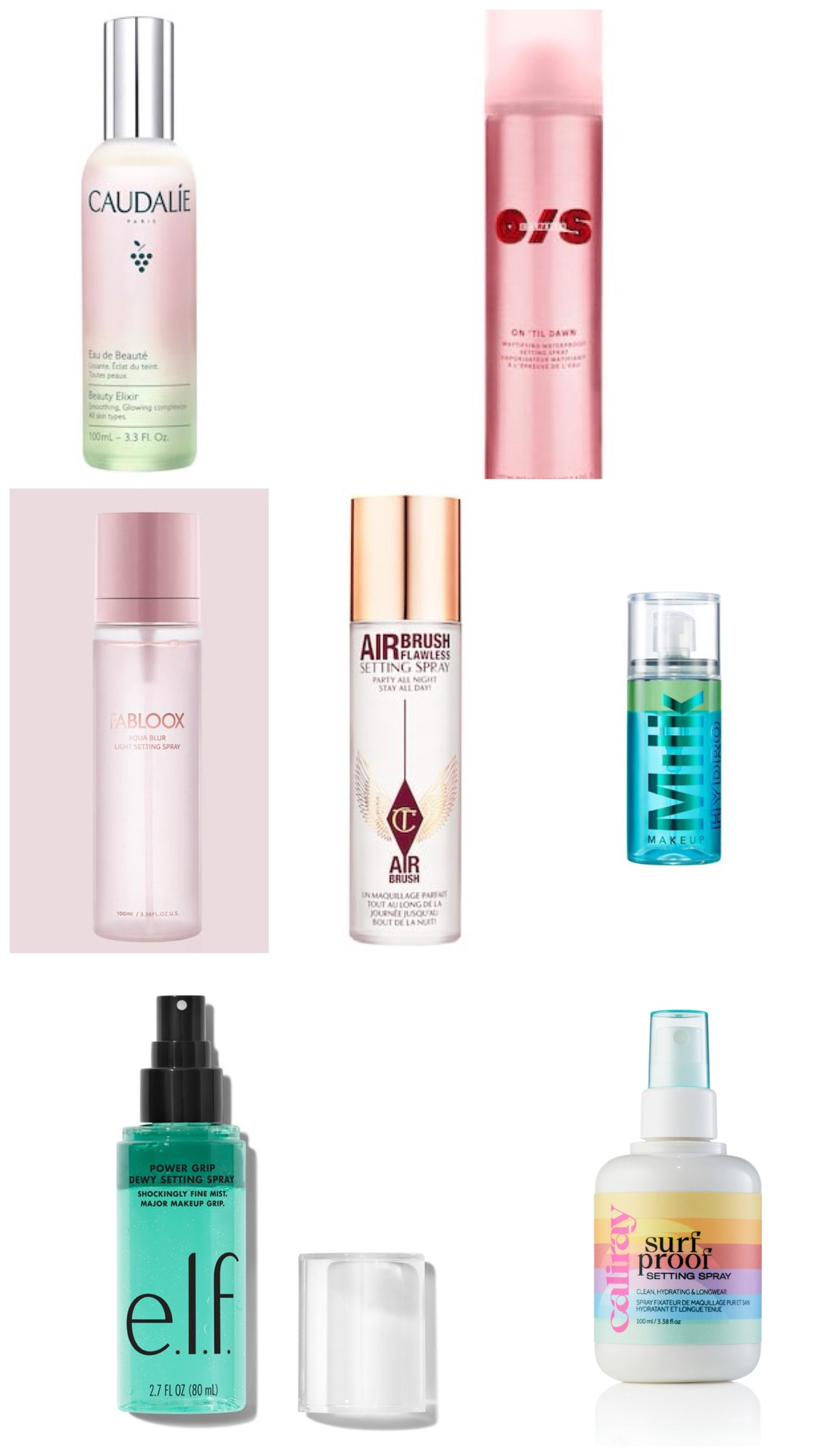 Best setting sprays of 2024🎊

#SettingSpray #MilkMAkeup #CharlotteTilbury #ElfCosmetics #OneSizeBeauty  #bestmakeup #makeupover40 #maturemakeup 

#LTKBeauty #LTKOver40