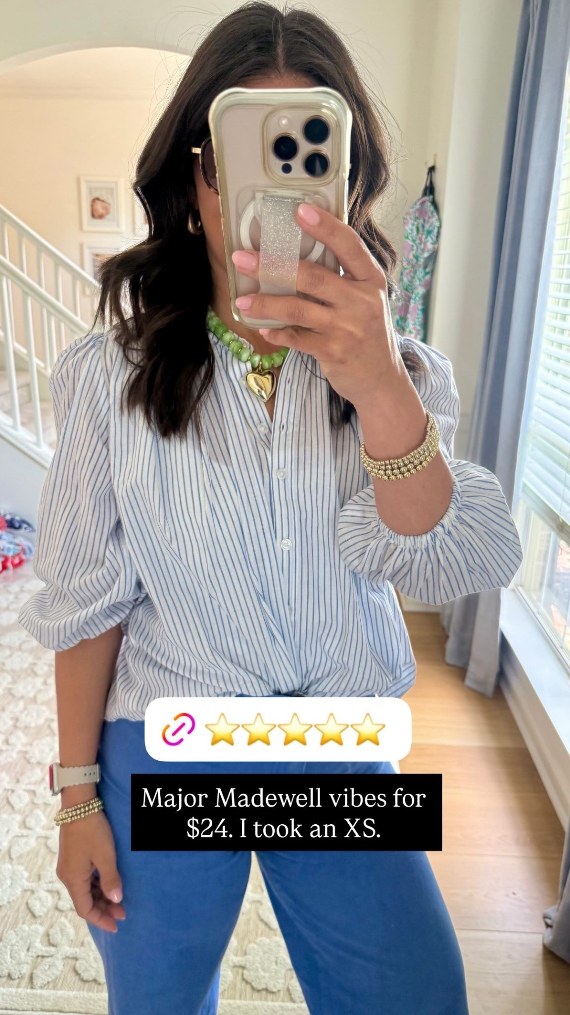 Major Madewell vibes for $24. I took an XS.