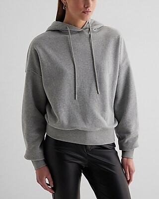 Relaxed Fleece Hoodie | Express