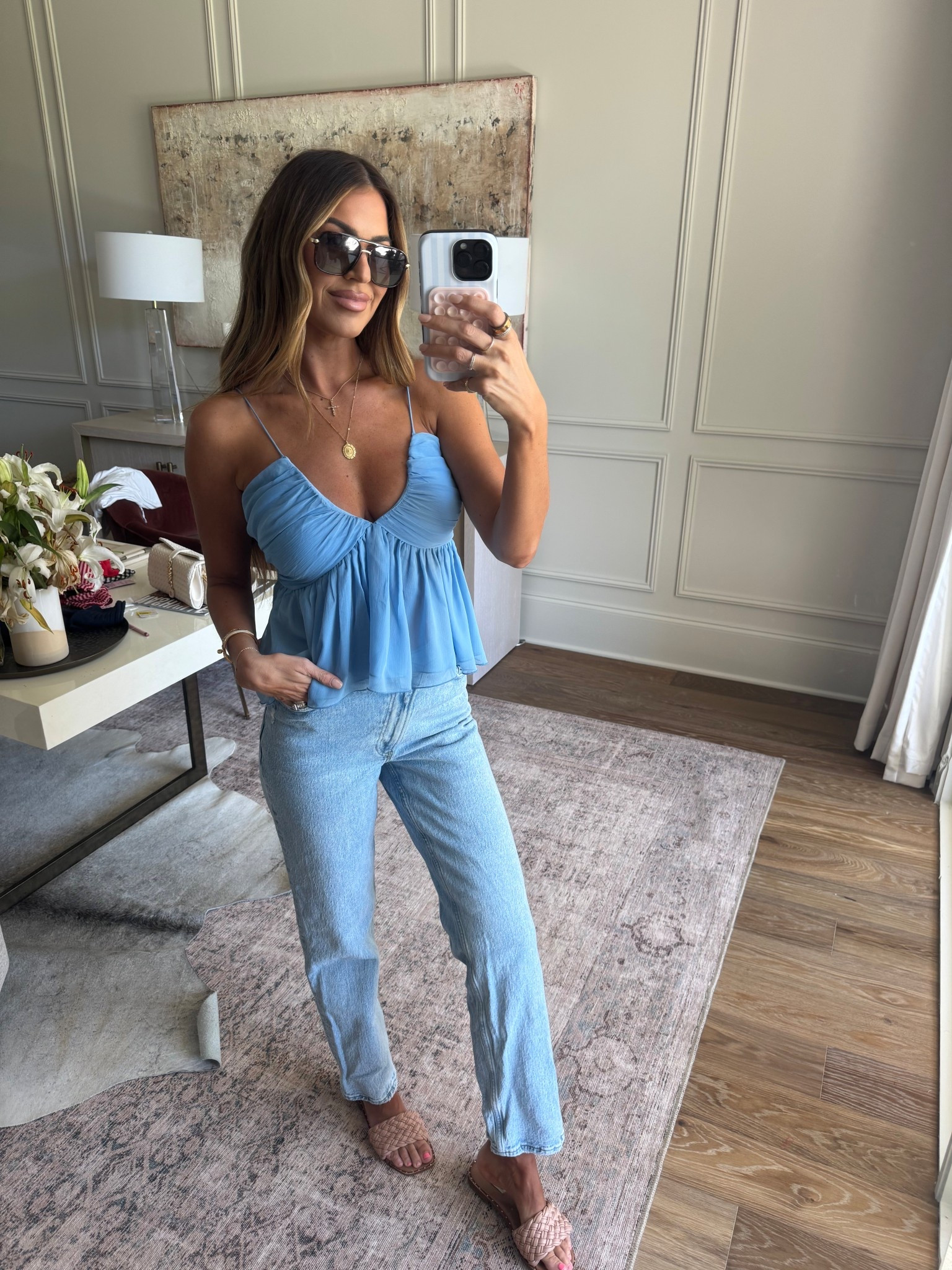 This blue tank 😍 use code AFSUMMERR

Top size small 
Jeans 27

#LTKSeasonal #LTKFindsUnder100 #LTKStyleTip