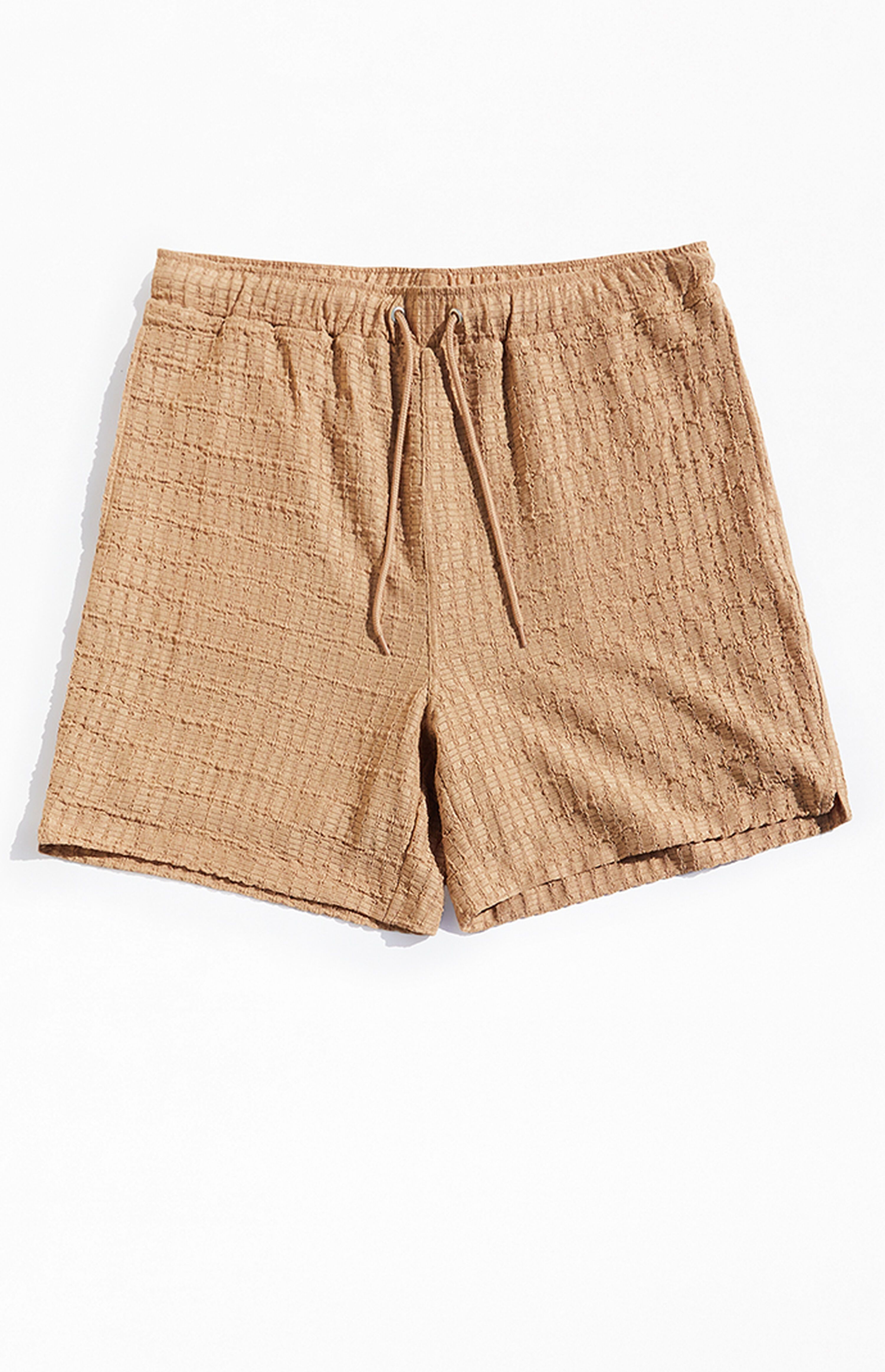 PacSun Brown Textured Shorts | PacSun