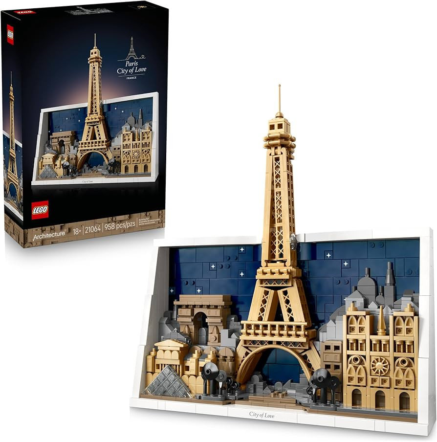 LEGO Architecture Paris – City of Love Building Set for Adults - DIY Office or Bedroom Decor fo... | Amazon (US)