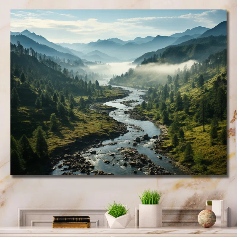 " USA Great Smoky Mountains Landscape III " on Canvas | Wayfair North America