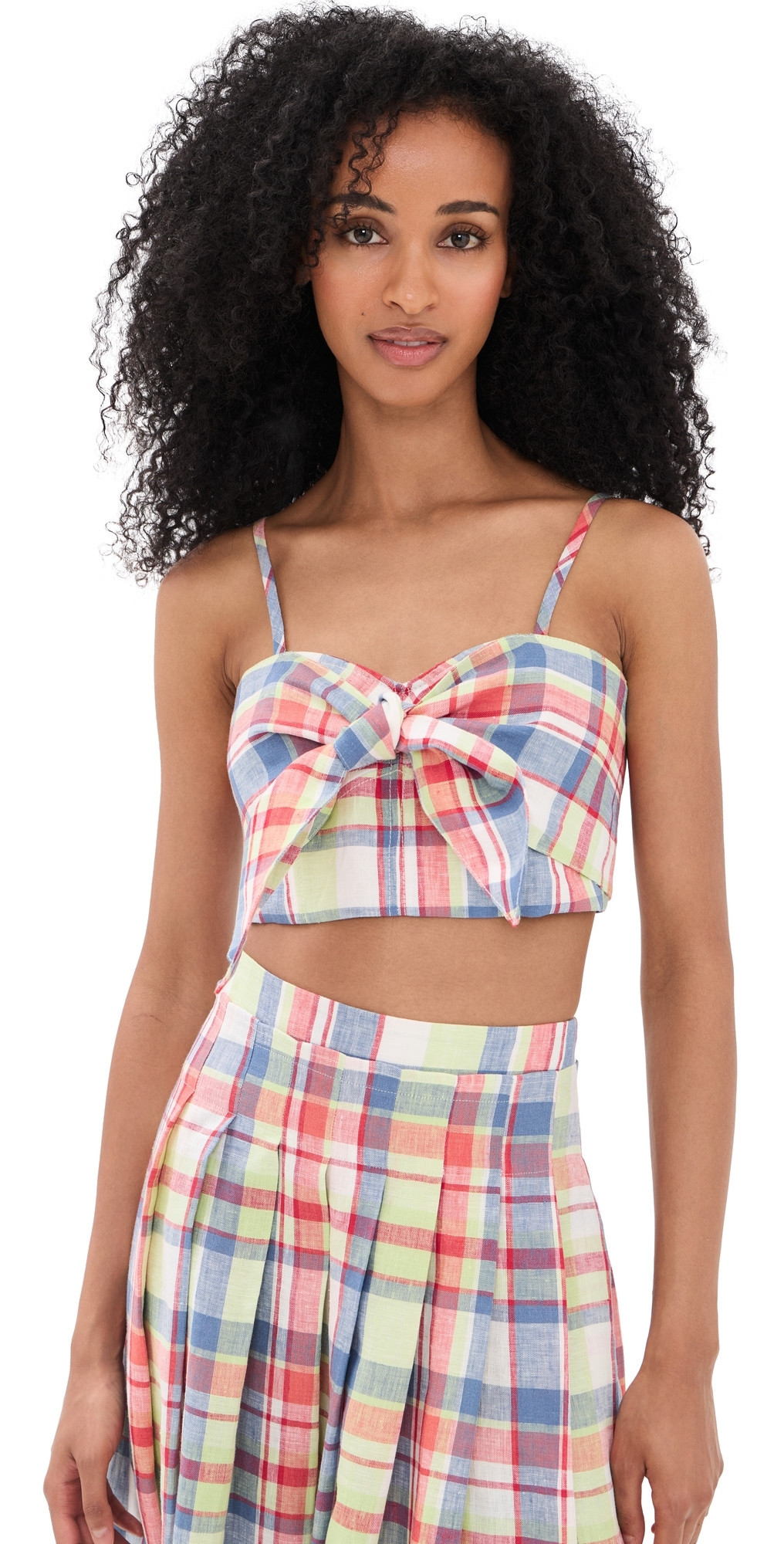 Hunter Bell Pearl Top Harbor Club Madras 0 | Shopbop