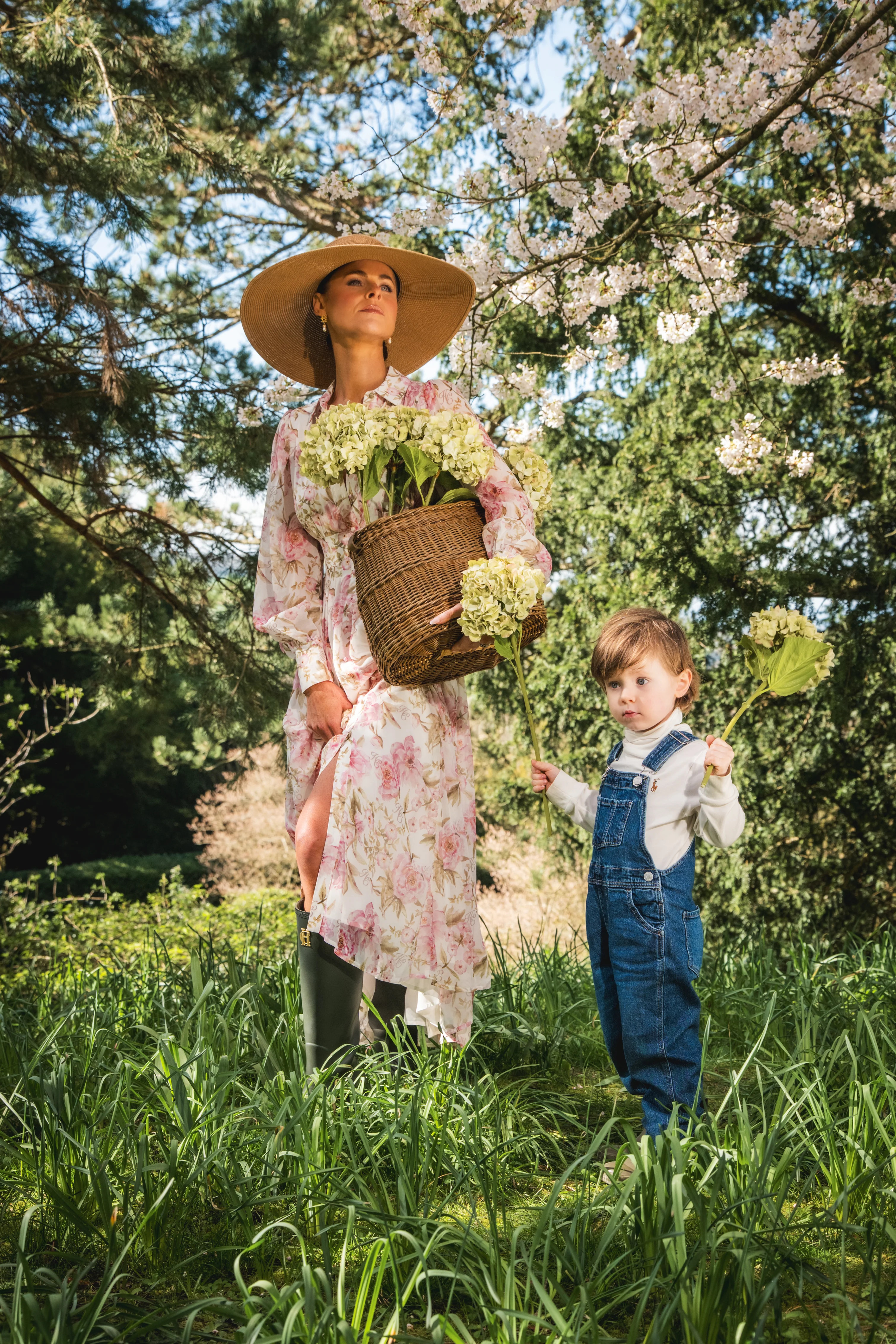 Sorrento Shirt Dress (Peony Ecru Floral) | Holland Cooper