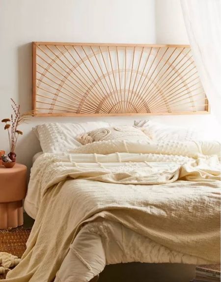 Rattan headboard 

#LTKwedding #LTKhome #LTKfamily