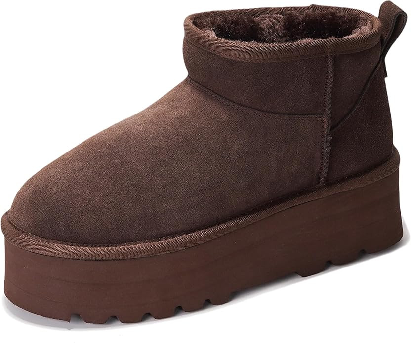 Project Cloud 100% Genuine Leather Ankle Boots for Women - Anti-Slip Memory Foam Insole Womens Bo... | Amazon (US)