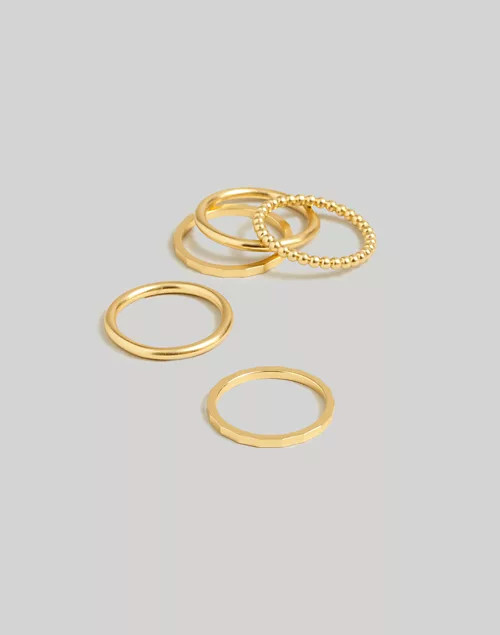 Simple Stacking Ring Set | Madewell