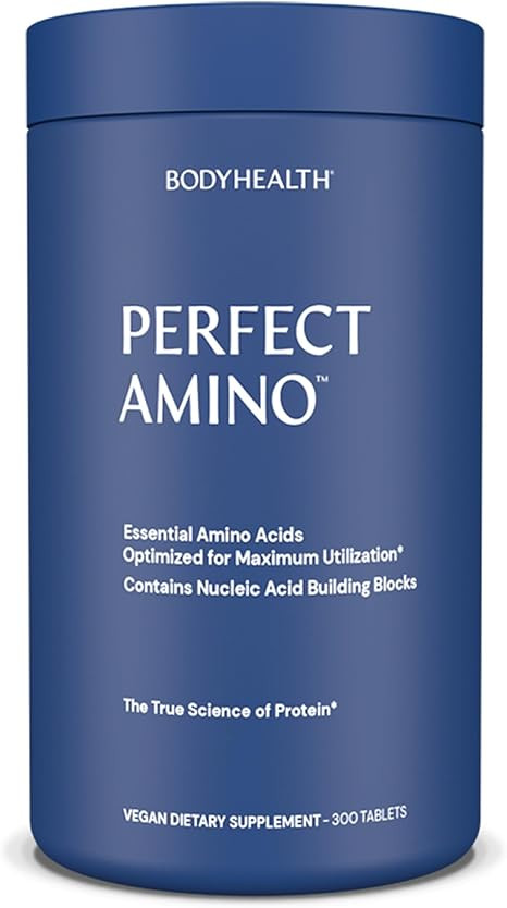 BodyHealth PerfectAmino (300 Tablets) Essential Amino Acid Supplement with BCAA and EAA, Muscle R... | Amazon (US)