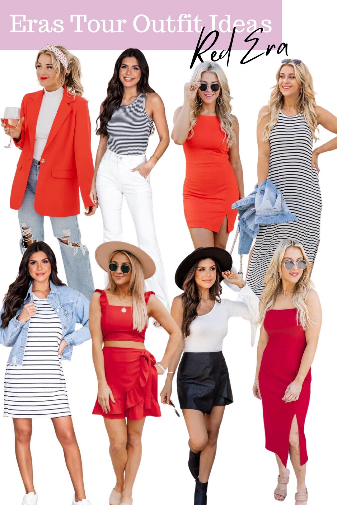 Eras Tour Outfit Ideas: Red Era! Perfect concert outfit ideas for the Taylor swift tour! Use the code APRIL20 for 20% off 

#LTKFestival #LTKstyletip #LTKsalealert