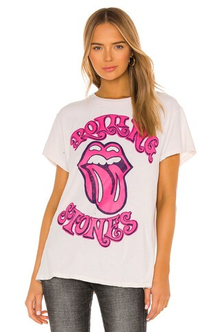 Madeworn Rolling Stones Tee in White from Revolve.com | Revolve Clothing (Global)