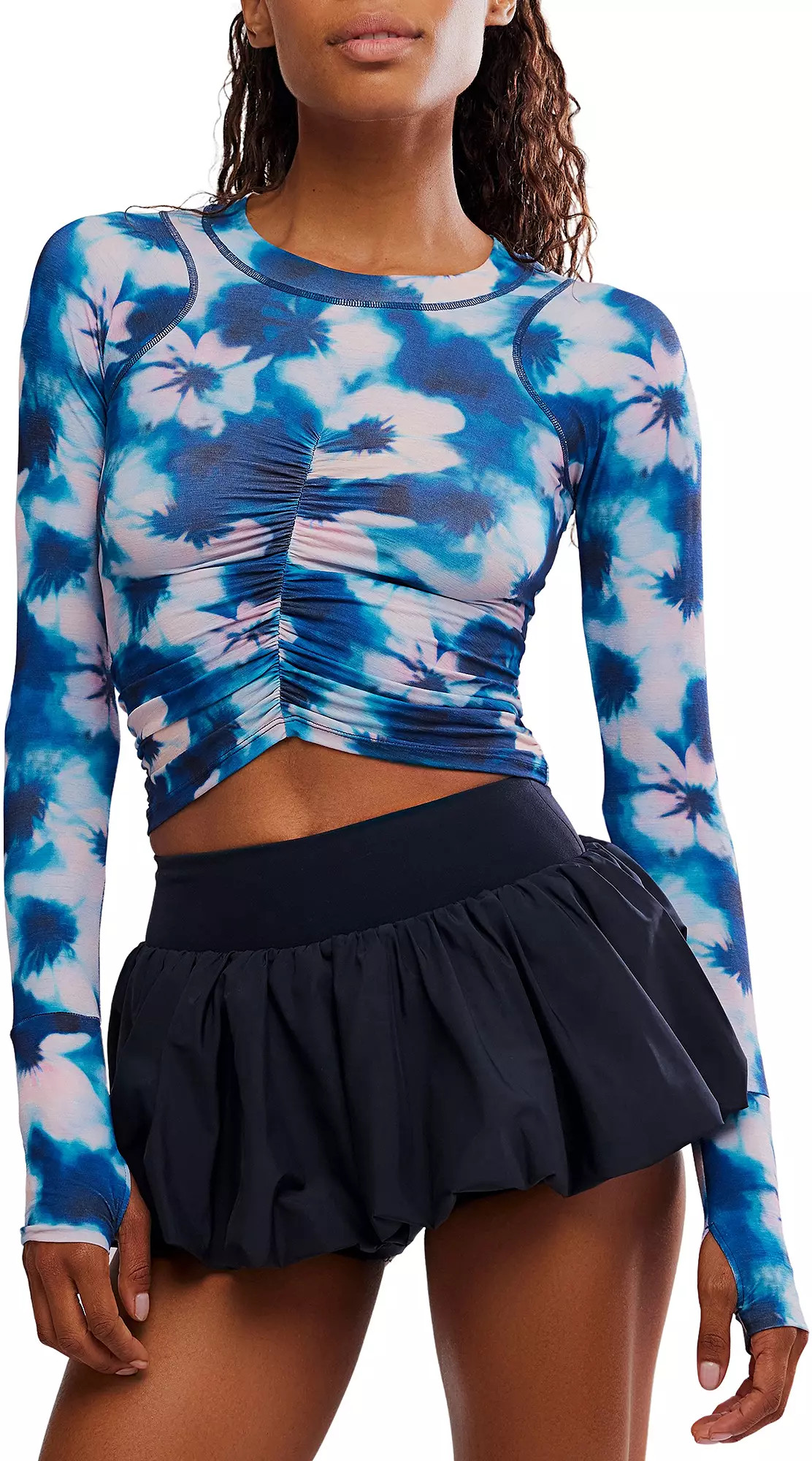 FP Movement Women's Tempo Ruched UV Protection Long Sleeve | DICK'S Sporting Goods