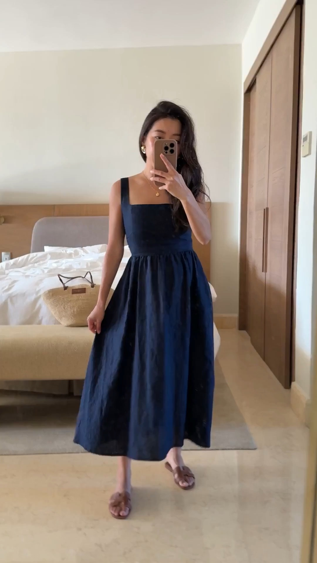 This 100% linen dress has been a best seller! Pockets, adjustable straps, lighter colors are lined in cotton

Linked my other favorite dresses from there as well 

• Quince 100% Linen Fit & Flare Midi Dress - I wear xs.

spring summer dresses, petite friendly dresses, europe vacation, navy dress

#LTKPetite #LTKTravel #LTKootd