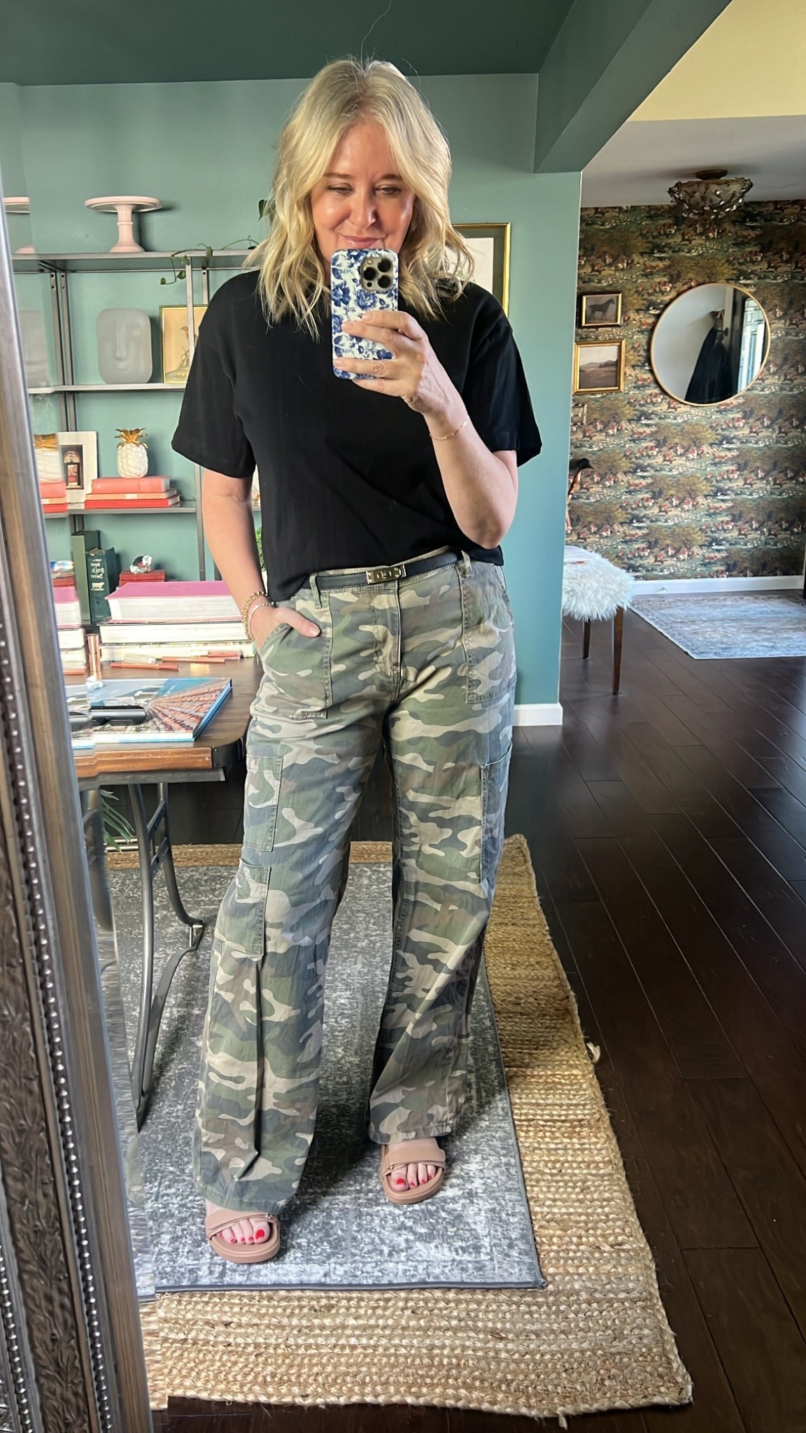 Today’s ootd! 
Tee size small
Pants med long

Sandals use code : F4_DAWN20 for 20% off!! 

#LTKootd #LTKdayinmylife #LTKOver40