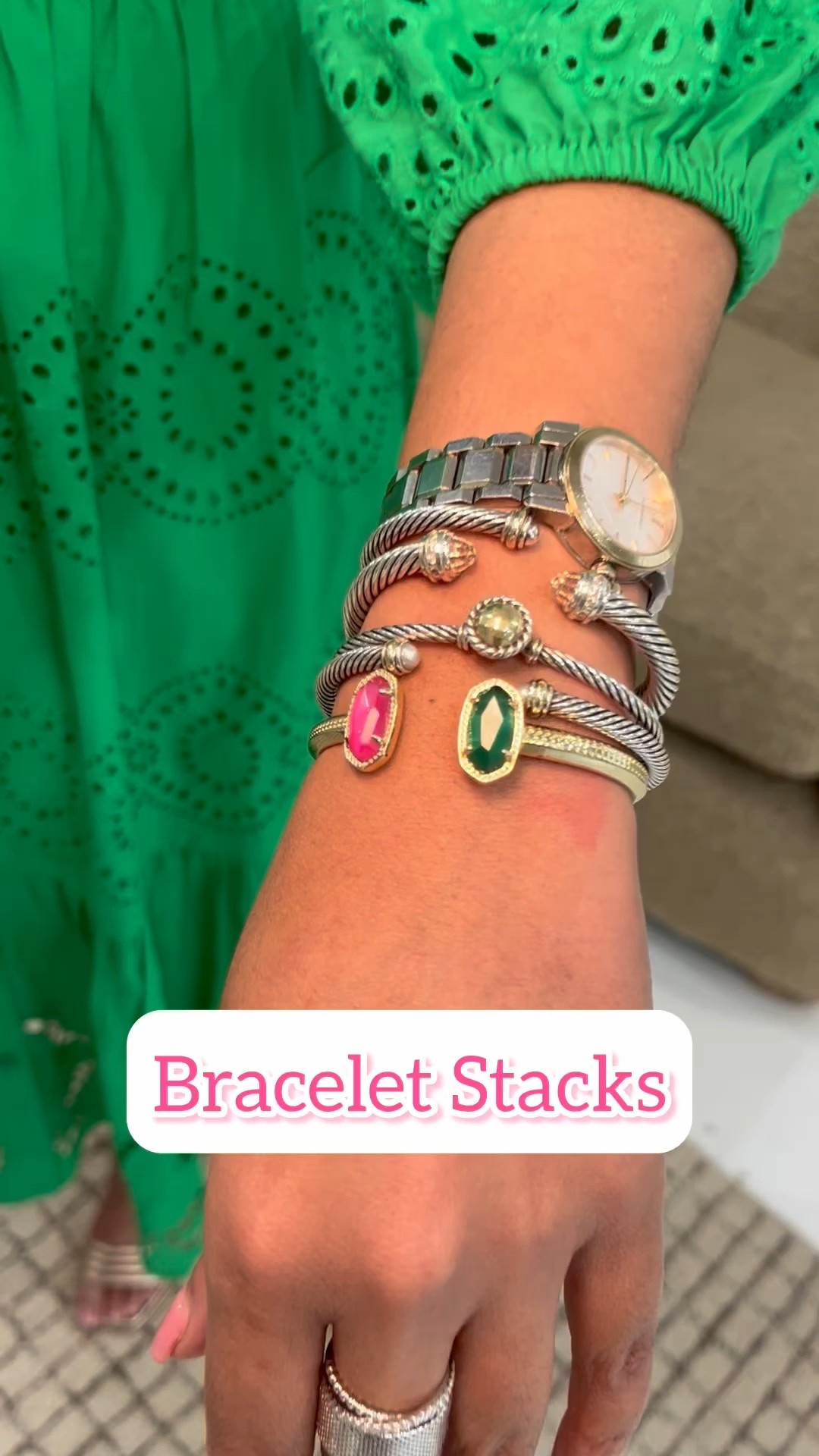 I love a little layered bracelet stack and this stack has pieces from David Yurman and Kendra scott but I’ve linked some options that look similar as well. 

#LTKStyleTip #LTKFindsUnder50 #LTKFindsUnder100