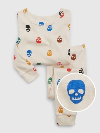 babyGap 100% Organic Cotton Skull PJ Set | Gap (US)