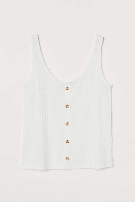 Ribbed Tank Top | H&M (US + CA)