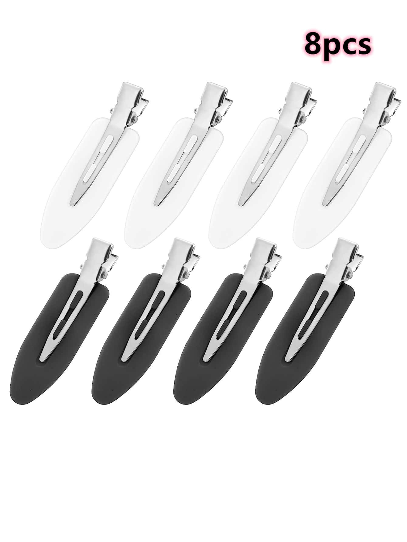 8 Pieces No bend / No Crease Hair Clips Styling Duck Bill Clips No Dent Alligator Hair Barrettes ... | SHEIN