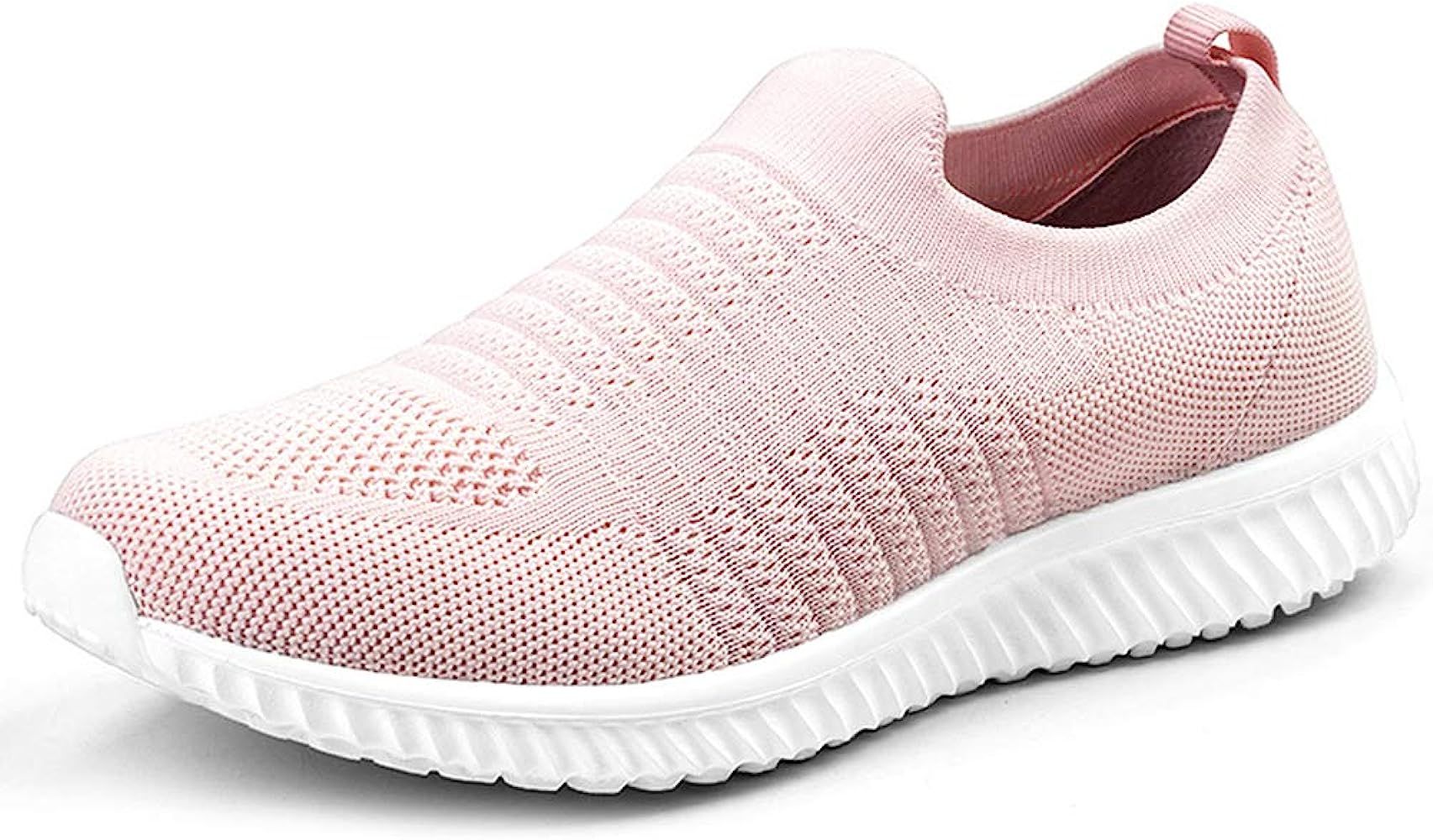 Akk Walking Shoes for Women - Slip on Memory Foam Lightweight Sneakers | Amazon (US)