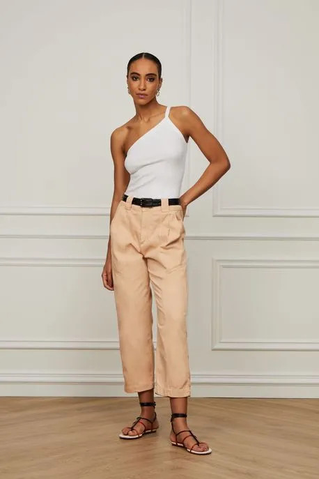 Blusa De Malha Rib Com Um Ombro Só Basic | Animale (BR)