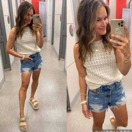. Loving these finds! shorts and sweater tank are target and y’all have loved these sandals  ☀️✨
.
#target #targetfinds #targetfashion #summerstyle #summerfashion #summeroutfit #sandals 

Follow my shop @julienfranks on the @shop.LTK app to shop this post and get my exclusive app-only content!

#liketkit #LTKFindsUnder50 #LTKShoeCrush #LTKSaleAlert
@shop.ltk
https://liketk.it/4IAf2

#LTKStyleTip #LTKSaleAlert #LTKFindsUnder50