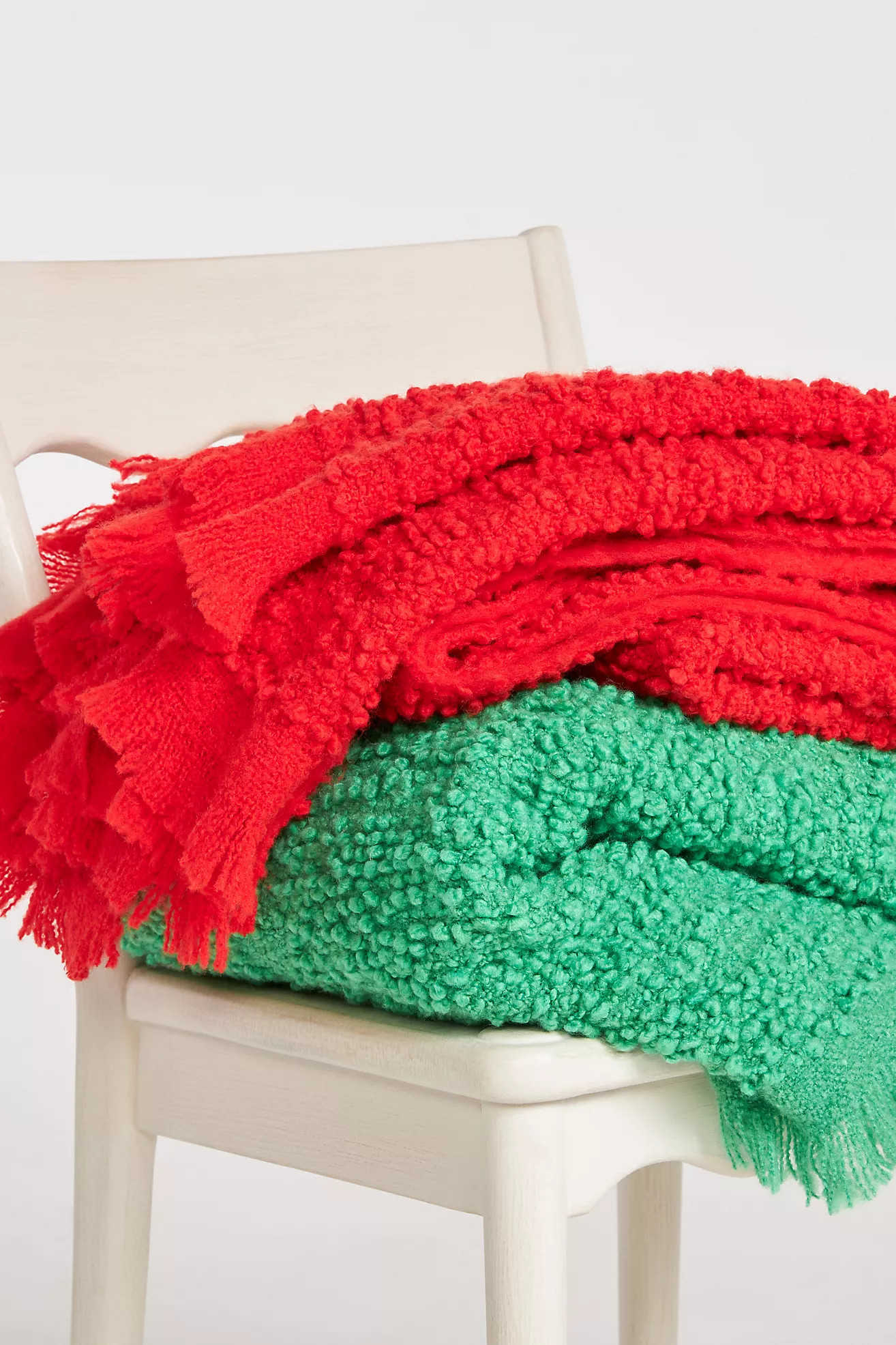 Cloudy Bouclé Throw Blanket | Anthropologie (US)