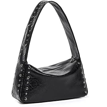 Studded Purses For Women Y2k Shoulder Bag Small Vegan Leather Handbag | Amazon (US)