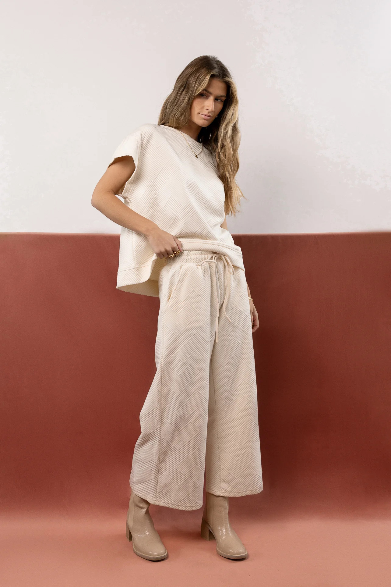 Sonia Pants in Cream - böhme | Böhme US