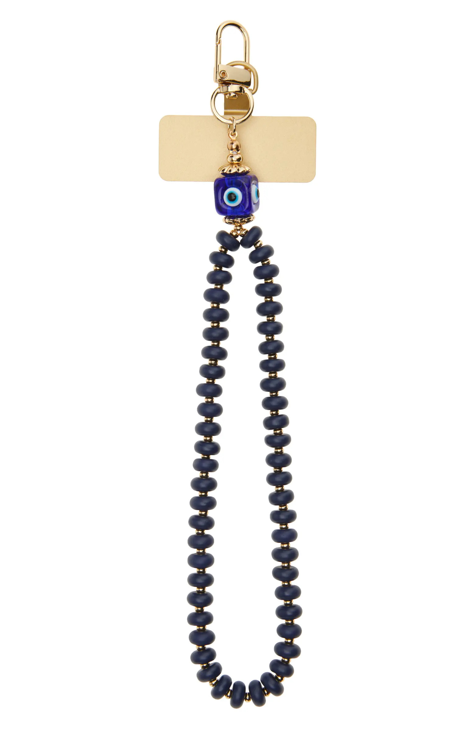 Evil Eye Beaded Phone Wrist Strap | Nordstrom