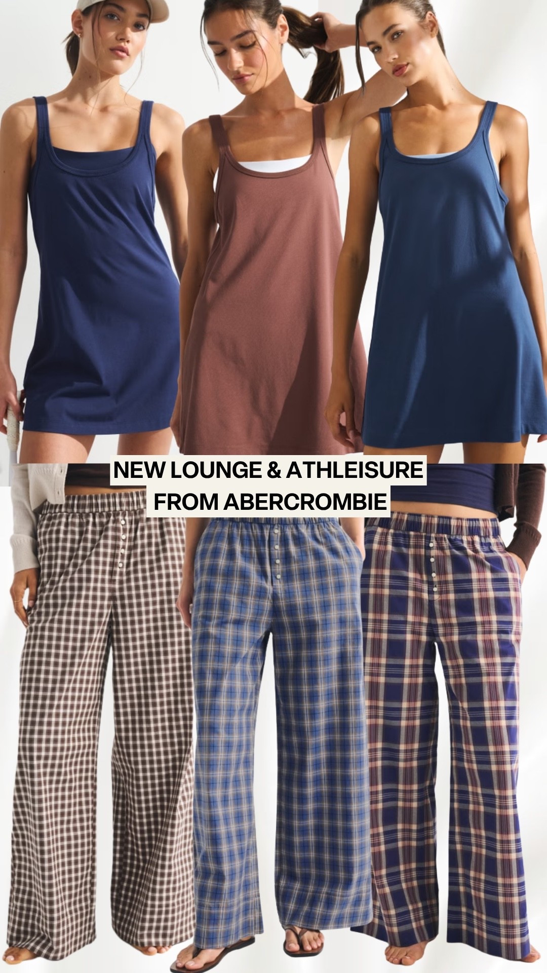 Code AFKATHLEEN for 15% off! New lounge pants and athleisure dresses from Abercrombie! #kathleenpost