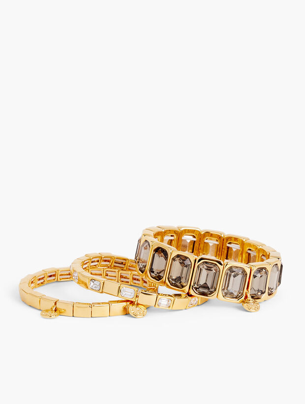 Geo Deco Stretch Bracelet Set | Talbots