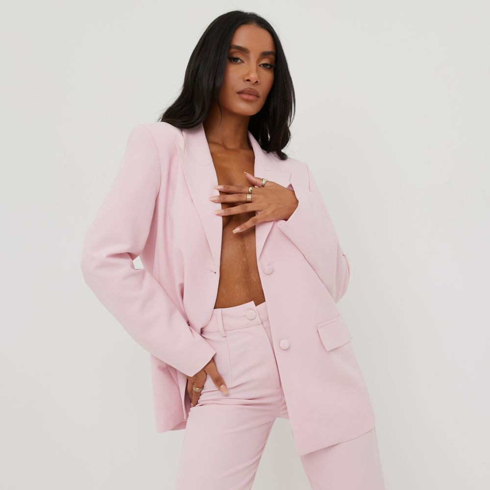 Oversized Blazer In Pink | EGO (UK)