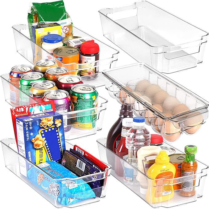 Utopia Home Set of 6 Pantry Organizers-Includes 6 Organizers (5 Drawers & 1 Egg Holding Tray)-Org... | Amazon (US)