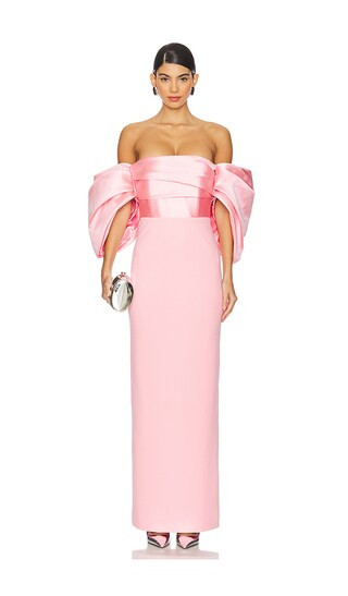 Aria Maxi Dress in Soft Pink | Revolve Clothing (Global)