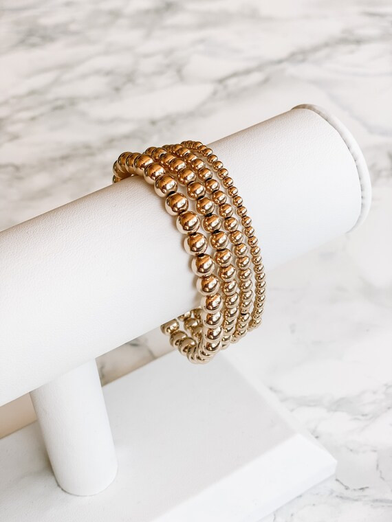 6543 Gold-Filled Bracelet Stack | Etsy (US)