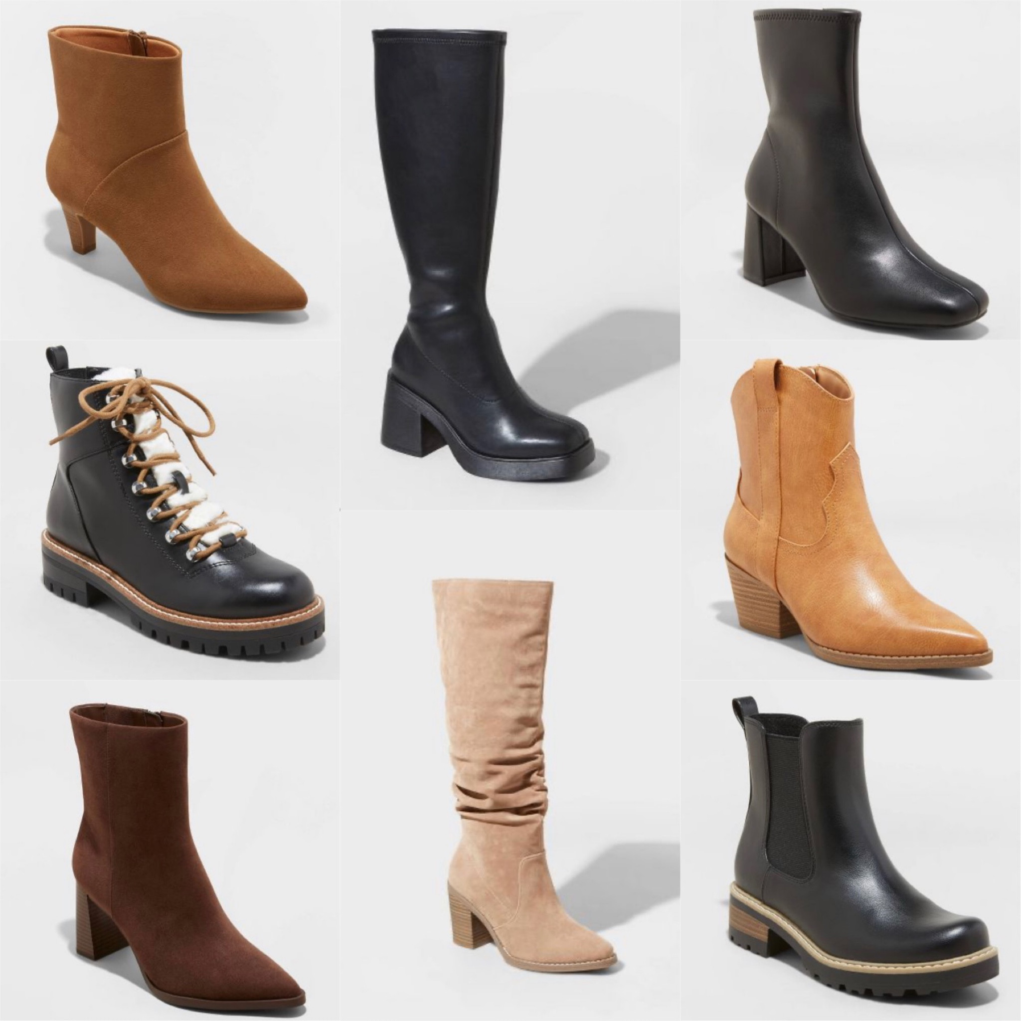 Target boots buy one get one 50% off 

Dress boots, black boots, brown boots, Chelsea boots, hiking boots, tall boots, western boots, fall fashion 

#LTKsalealert #LTKshoecrush #LTKfindsunder50