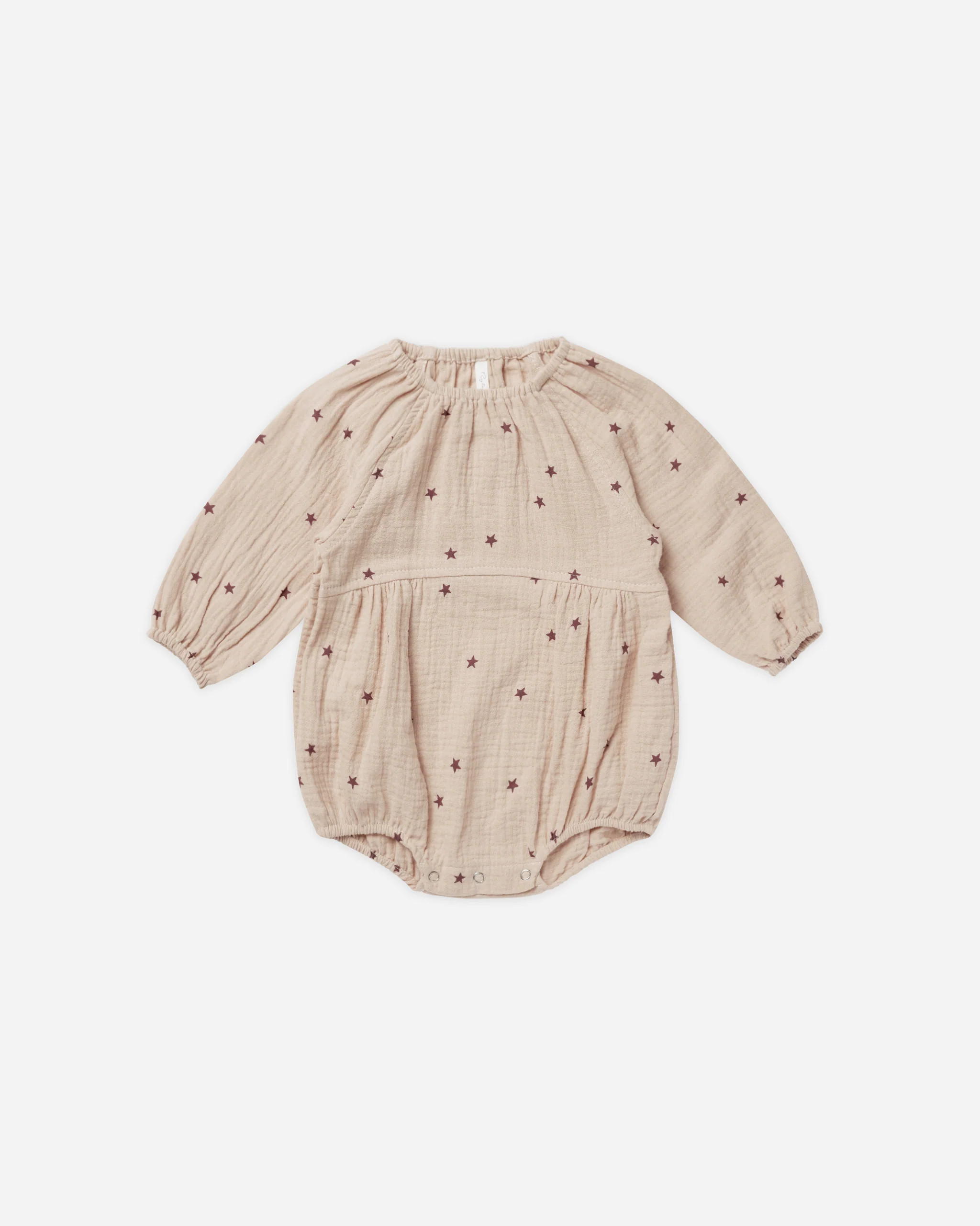 Long Sleeve Bubble Romper || Stars | Rylee + Cru