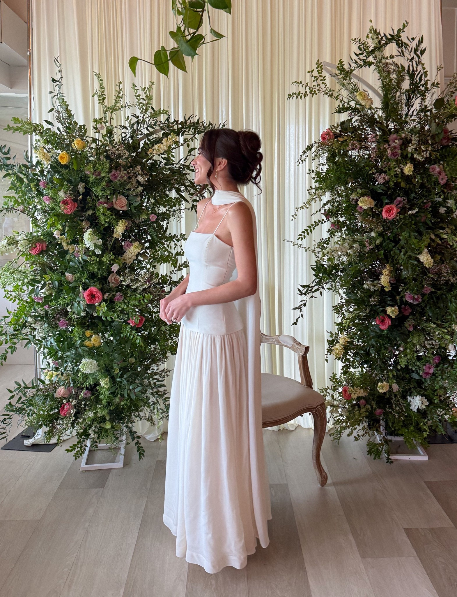 Bridal Shower Dress! ❤️ dress is from Revolve and the scarf is from a dress on Show Me Your Mumu!!

#bridaldresses #whitedress #2025wedding #2025bride

#LTKPetite #LTKStyleTip #LTKWedding