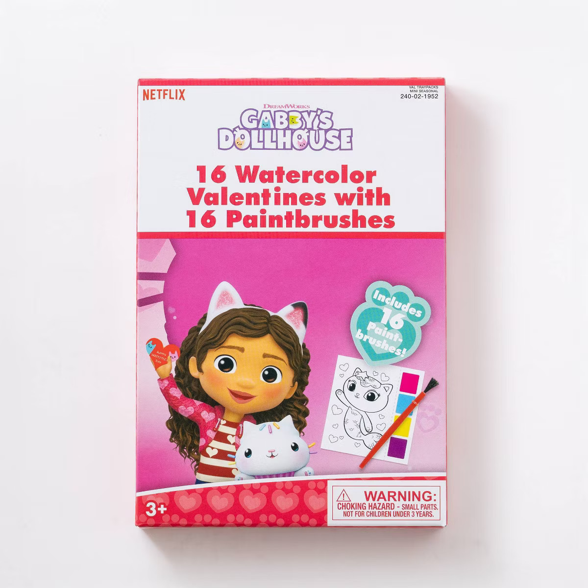 Paper Magic 16ct Gabby's Dollhouse Watercolor Valentine's Day Exchange Cards | Target