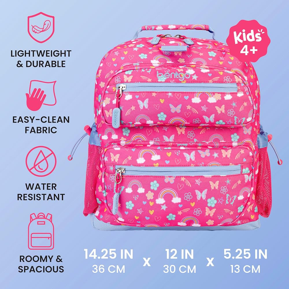 Bentgo Kids Print Durable & Water-Resistant Backpack | Amazon (US)