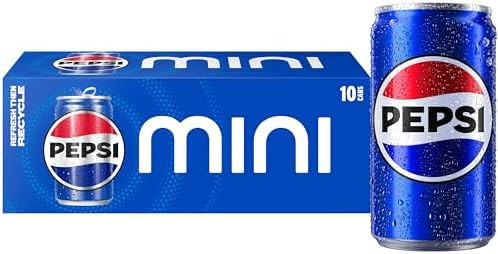 Pepsi Soda, 7.5 Ounce Mini Cans, (10 Pack) (Packaging May Vary) | Amazon (US)