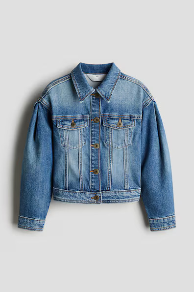 H & M - Short Denim Jacket - Blue | H&M (US + CA)