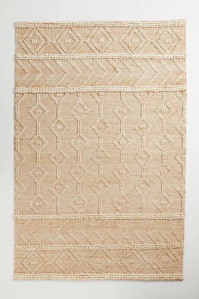 Flatwoven Mateo Jute Rug | Anthropologie (US)