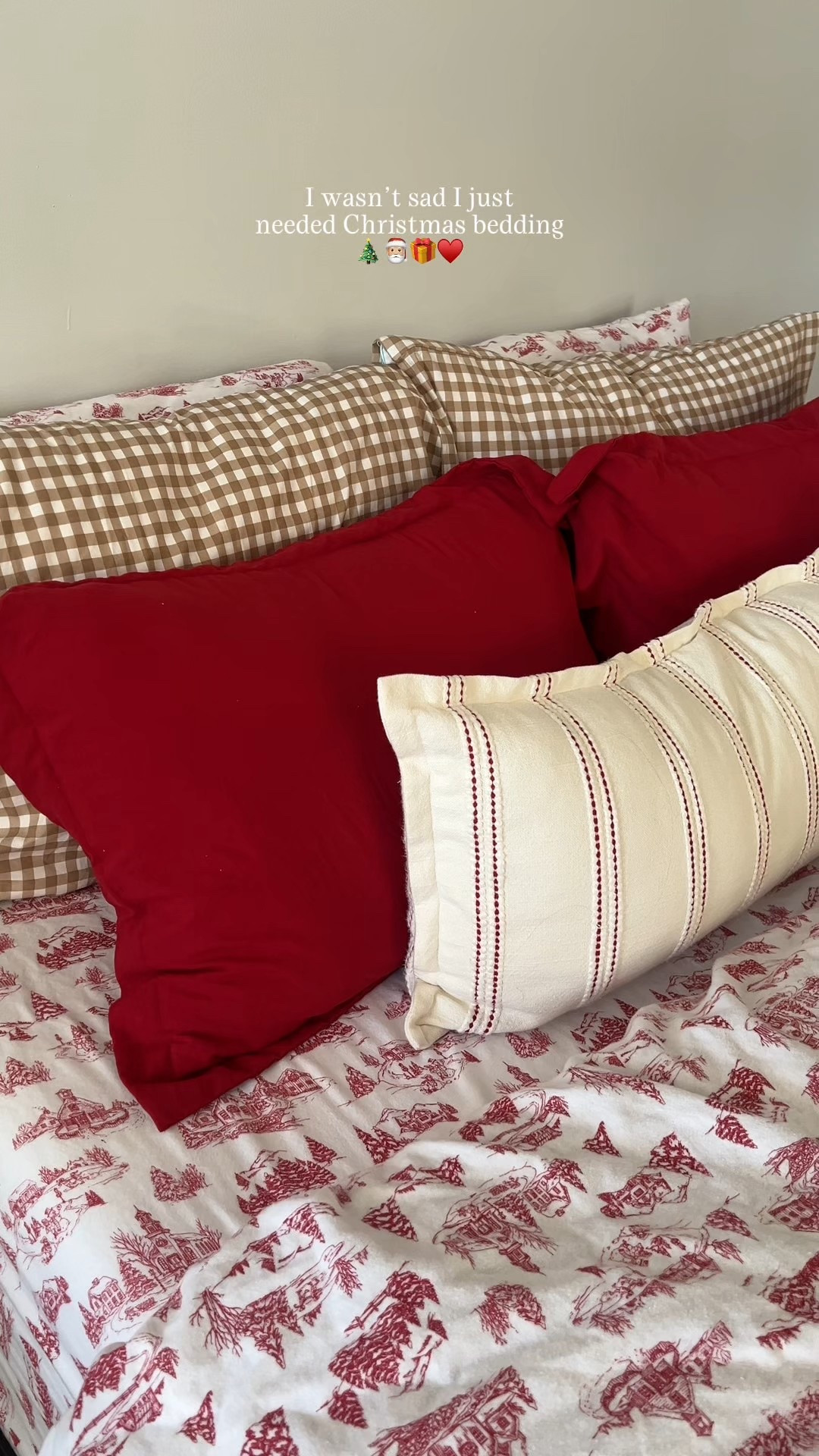 Christmas bedding! 🎄🎅🏼🎁♥️


#christmas #christmasbedding

#LTKHoliday #LTKmorningroutine #LTKSeasonal