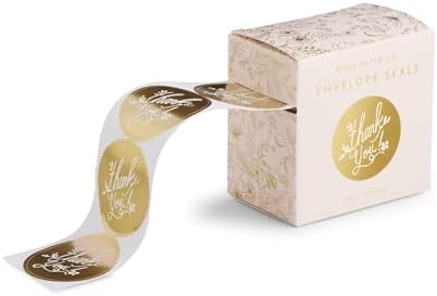 RIFLE PAPER CO. Envelope Seals | 250 Seals, Adhesive Backing, Box With Dispensing Slot, Add a Pre... | Amazon (US)