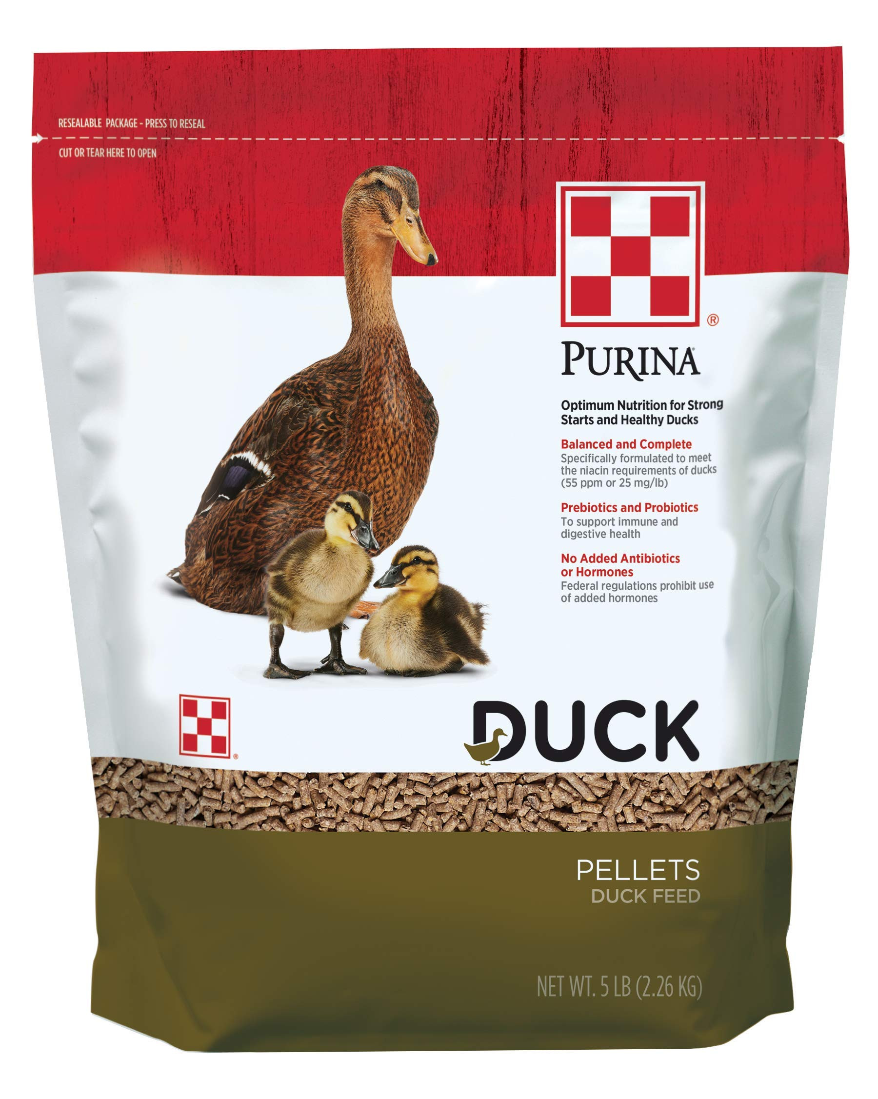 Purina | Nutritionally Complete Duck Feed for All Life-Stages | 5 Pound (5 lb.) Bag | Amazon (US)