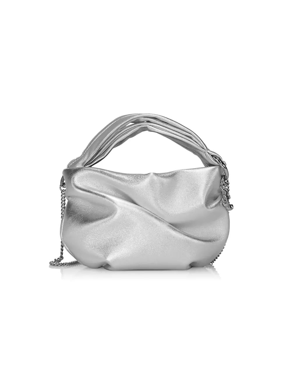 Bonny Metallic Leather Top-Handle Bag | Saks Fifth Avenue