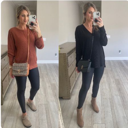 Walmart comfy tops. Casual tops. Size M. Walmart faux leather leggings size M. Target crossbody bags. Fall handbags. Booties. Blogs. Birkenstock dupes. Casual outfit. Comfy outfit. Casual look. Mom style. Bump friendly

Follow my shop @steph.slater.style on the @shop.LTK app to shop this post and get my exclusive app-only content!

#liketkit 
@shop.ltk
https://liketk.it/3Pz4P 

Follow my shop @steph.slater.style on the @shop.LTK app to shop this post and get my exclusive app-only content!

#liketkit #LTKSeasonal #LTKunder50 #LTKbump #LTKbump #LTKSeasonal #LTKunder50
@shop.ltk
https://liketk.it/3Q4wg

#LTKSeasonal #LTKunder50 #LTKstyletip