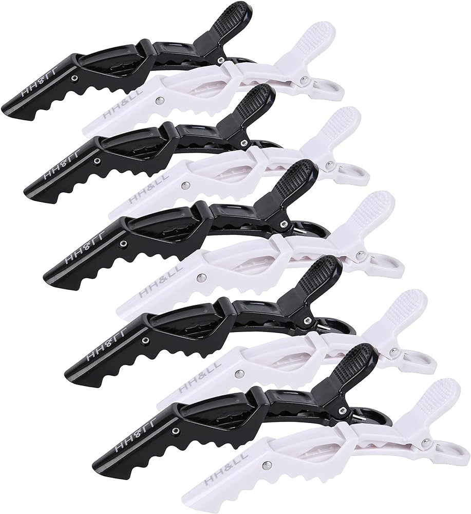 HH&LL Hair Clips for Women – Wide Teeth & Double-Hinged Design – Alligator Styling Sectioning... | Amazon (US)