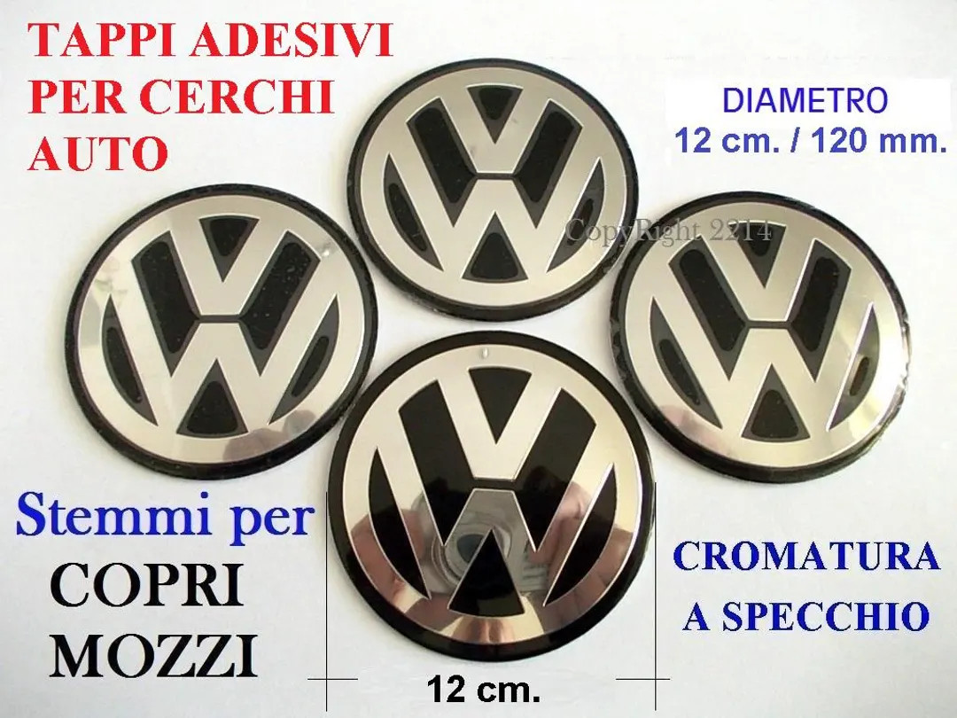12 Cm 120 Mm BLACK HUB COVERS Black Black Negro Noir Schwarz Stickers Caps Hub Covers Tapacubos C... | Etsy (US)